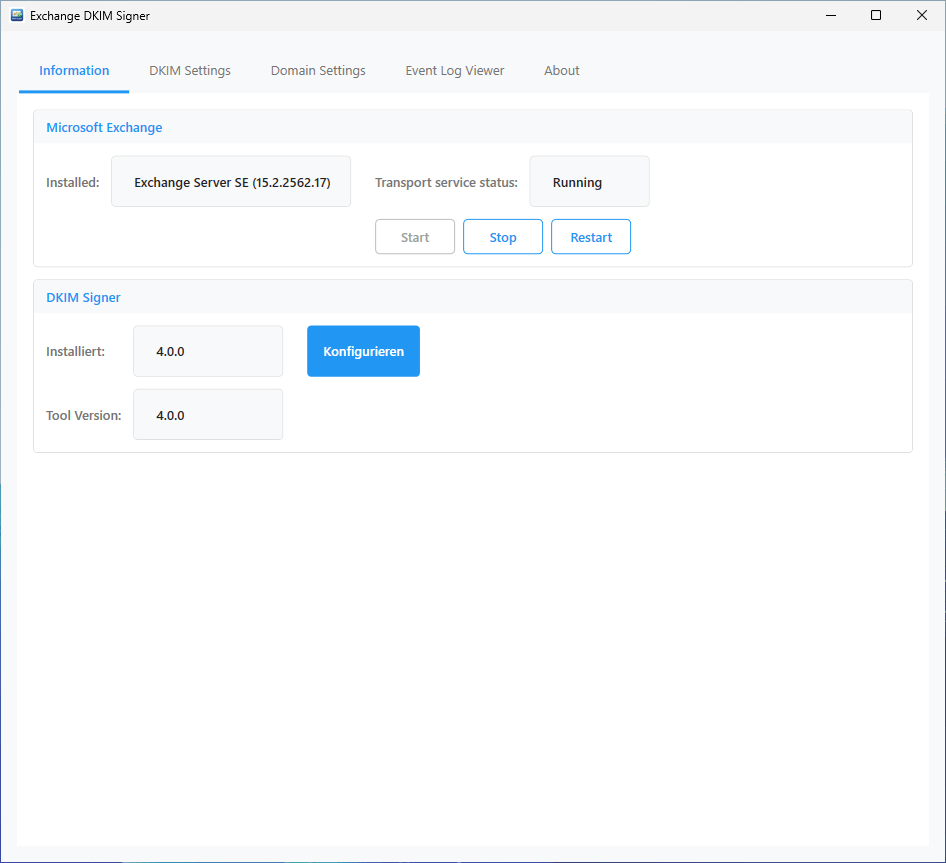 Exchange DKIM Signer 4.0 Exchange DKIM Signer 4.0