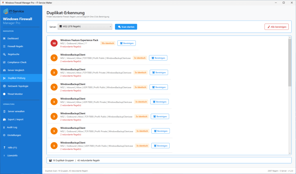 Firewall Rules Duplicates Firewall Rules Duplicates