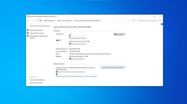 Eigene Dateien wiederherstellen Eigene Dateien wiederherstellen