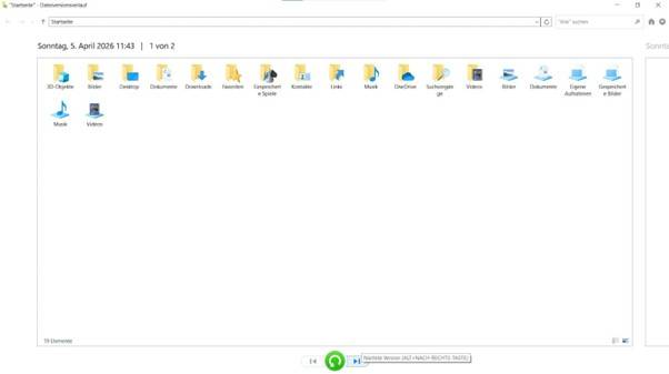 Endgültig gelöschte Dateien unter Windows 10 wiederherstellen 1 grüne Schaltfläche