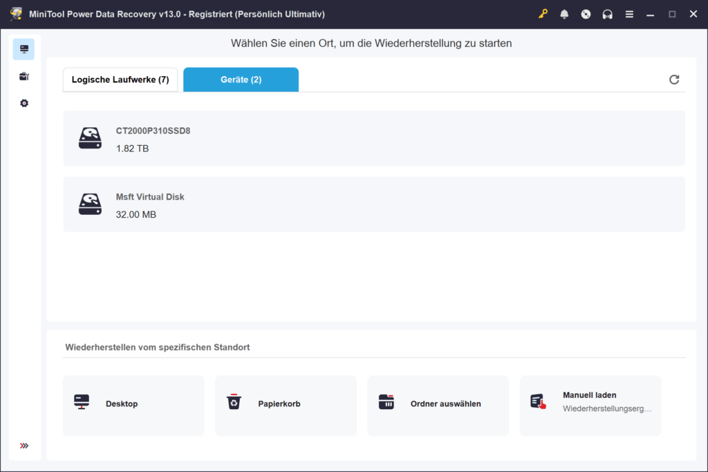 MiniTool Power Data Recovery